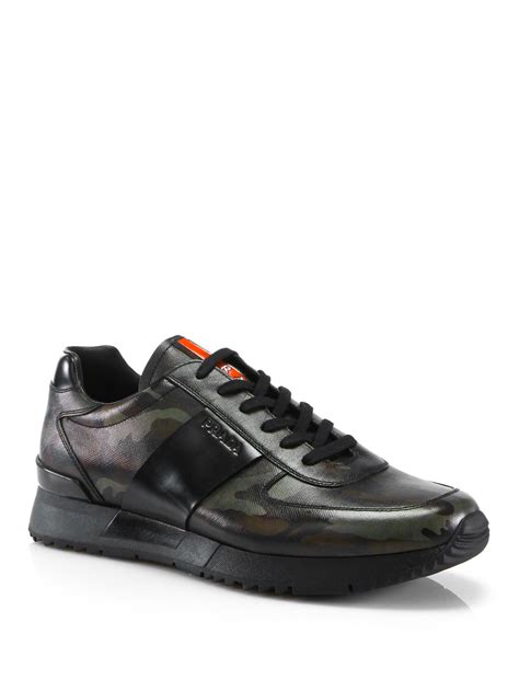 prada shoes camouflage